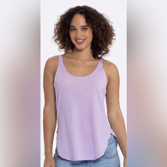 Next Level Apparel Tops - Next Level Apparel Lavender Scoop Neck Tank Top